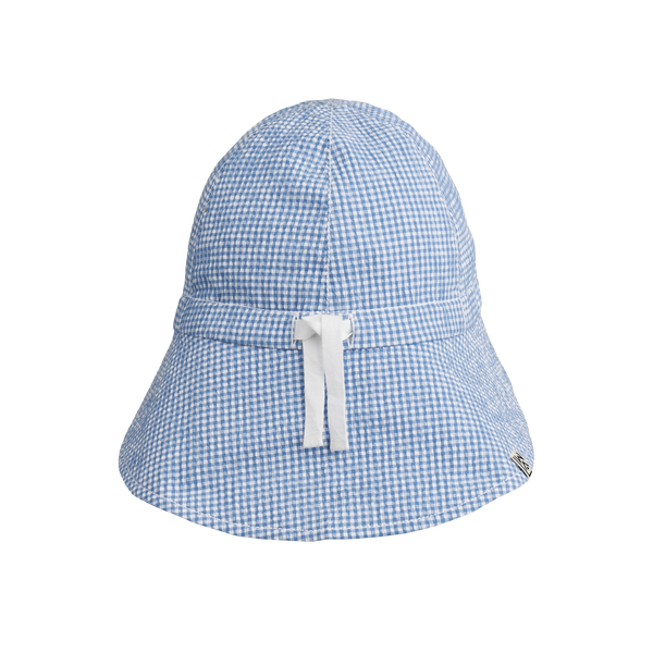 Sunneva Organic Cotton Gingham Sun Hat Riviera Style