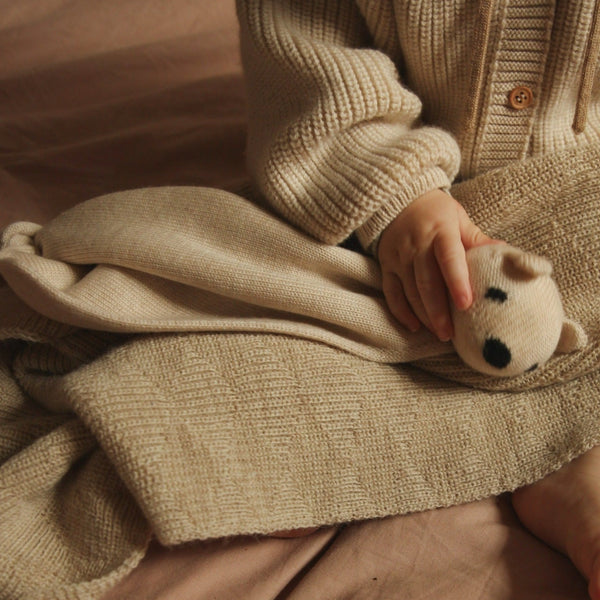 Merino Wool Teddy Tokki Comforter (Cream)