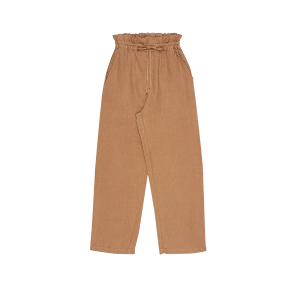 MAMA Long Beach High Waisted Linen Trousers