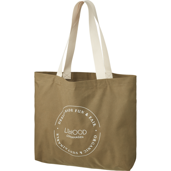 Liewood Logo Large Tote Bag (Khaki)