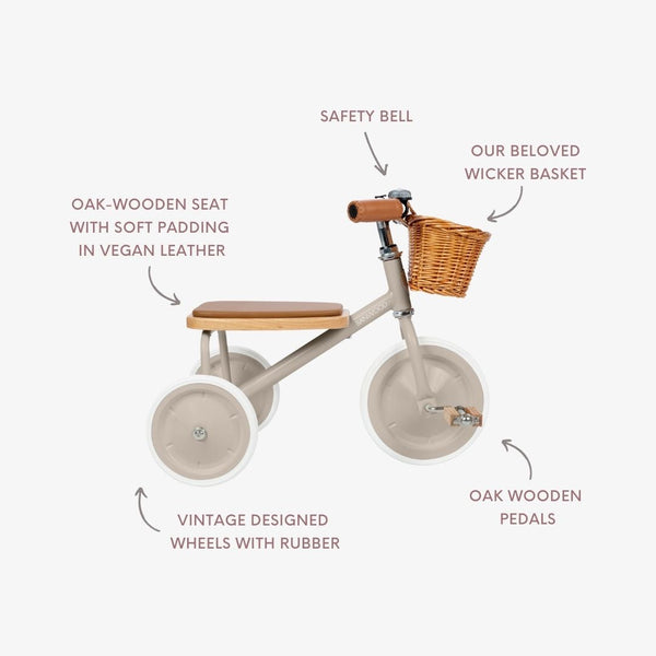 Banwood Vintage Trike (Beige)