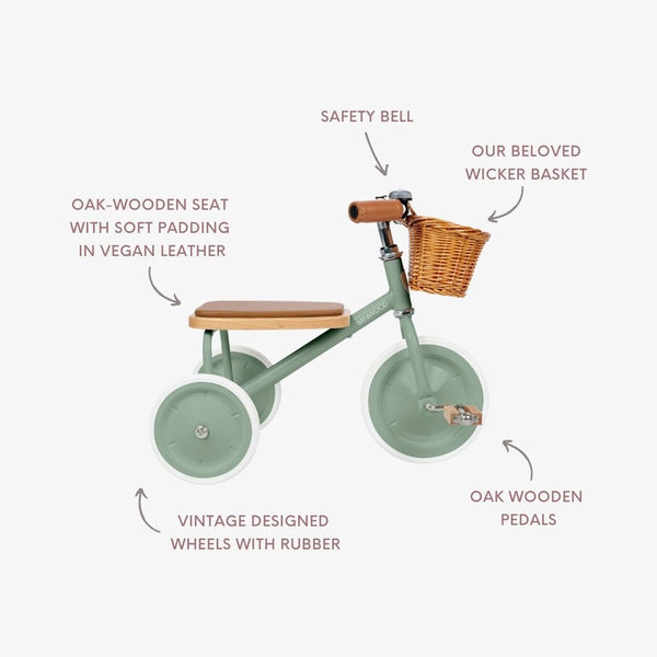 Banwood Vintage Trike (Forest)