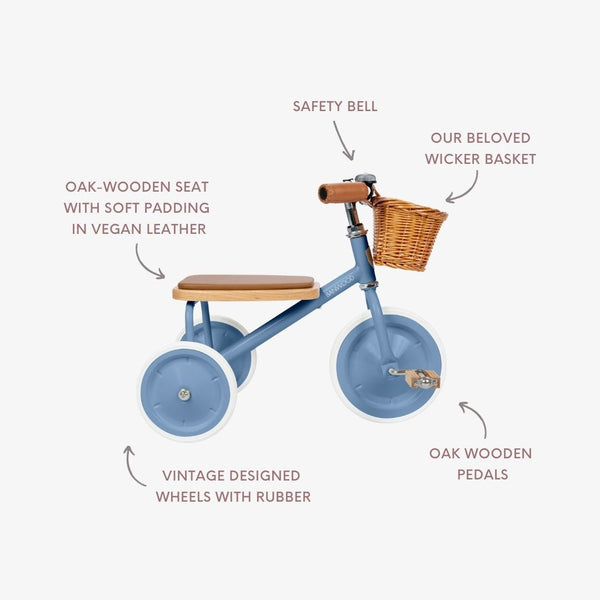Banwood Vintage Trike (Blue)