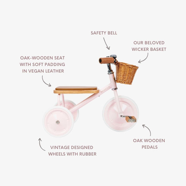 Banwood Vintage Trike (Pink)