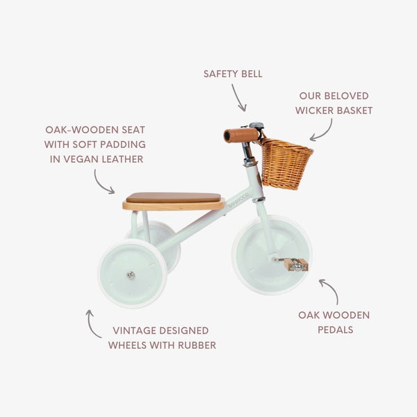 Banwood Vintage Trike (Pale Mint)