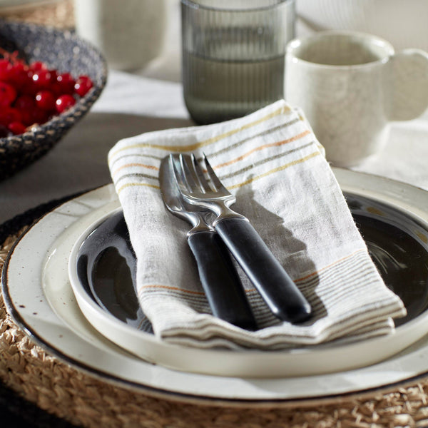 Sophie Stripe Set of 4 100% Linen Napkins