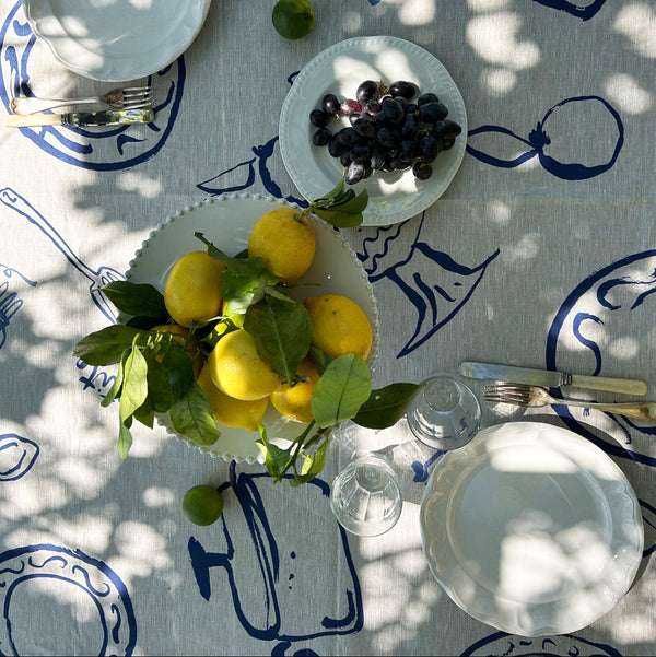 Ciao Bella Linen Tablecloth