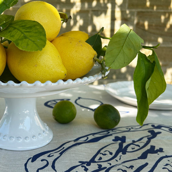 Bon Appétit Linen Tablecloth