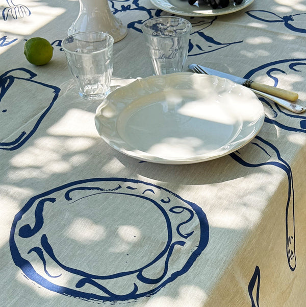 Ciao Bella Linen Tablecloth