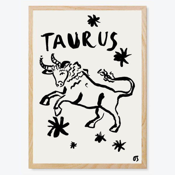 Taurus Star Sign Art Print