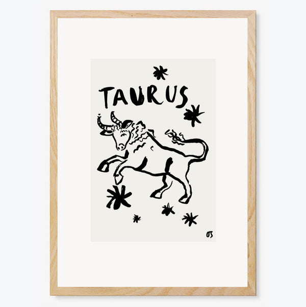 Taurus Star Sign Art Print