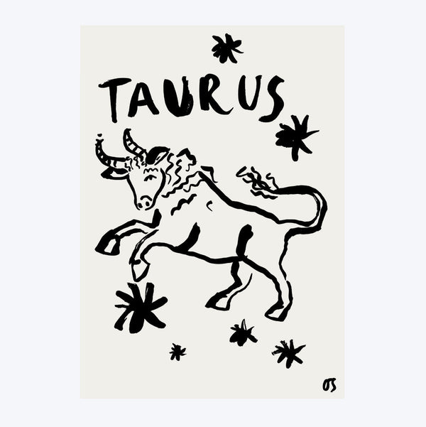 Taurus Star Sign Art Print