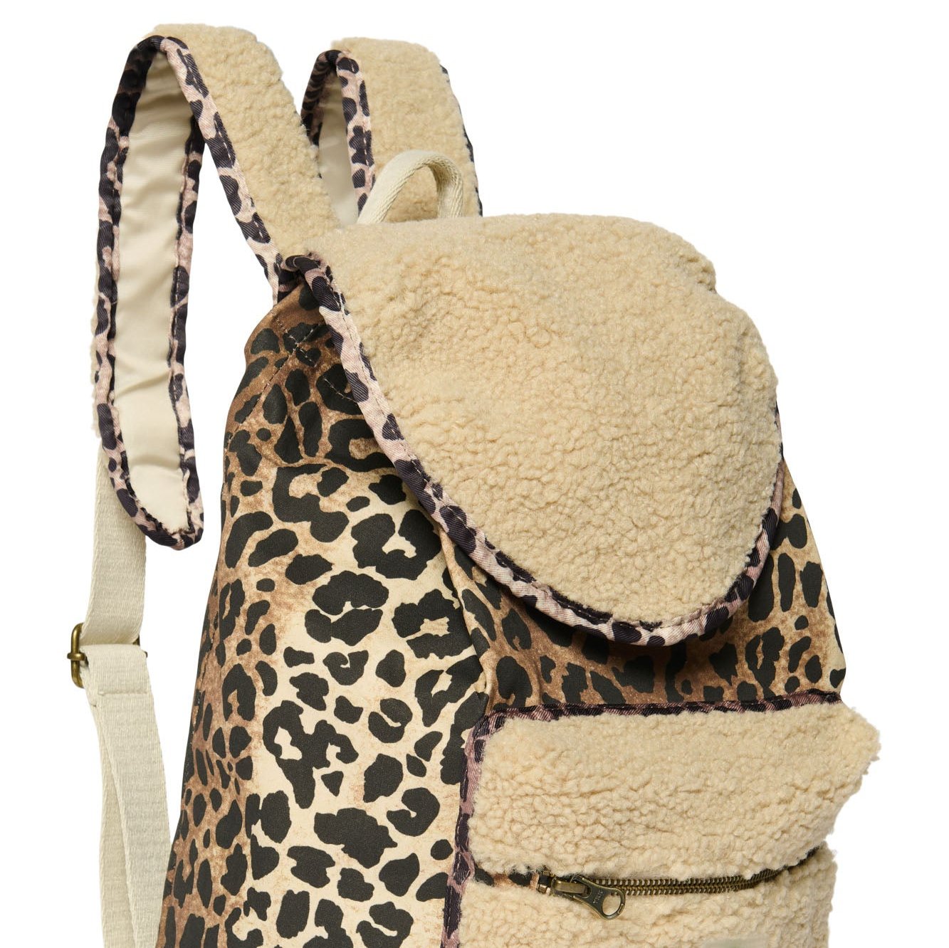 Mini leopard print backpack online