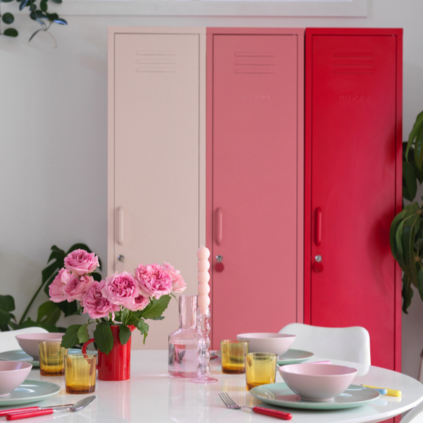 The Skinny Single Door Locker Cabinet (Poppy)