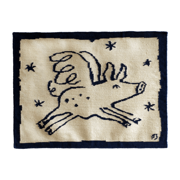 The Pig Hand Woven Wall Art