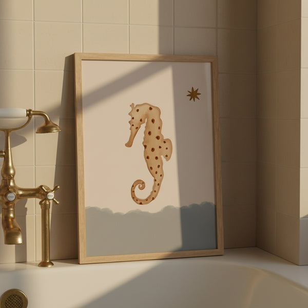 The Seahorse Art Print