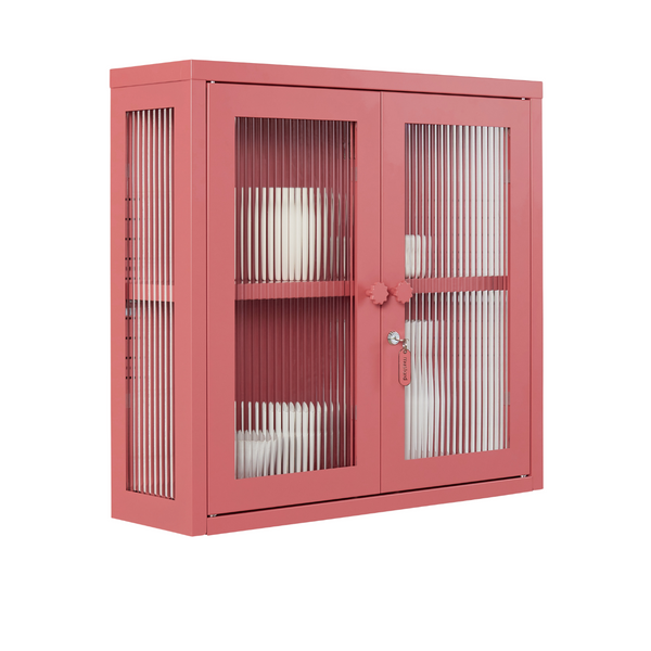 The Kit Mustard Made Wall Shelves Cabinet (Berry)