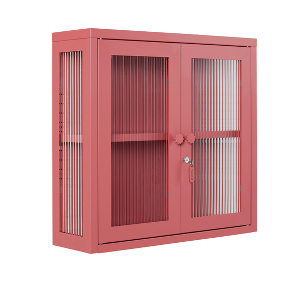 The Kit Mustard Made Wall Shelves Cabinet (Berry)