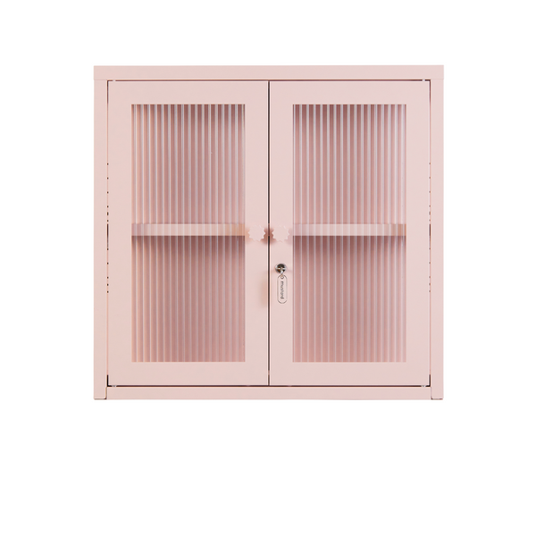 The Kit Mustard Made Wall Shelves Cabinet (Blush)