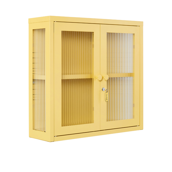 The Kit Mustard Made Wall Shelves Cabinet (Butter)