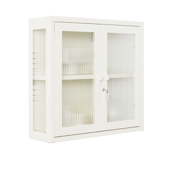 The Kit Mustard Made Wall Shelves Cabinet (Chalk)