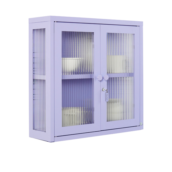 The Kit Mustard Made Wall Shelves Cabinet (Lilac)