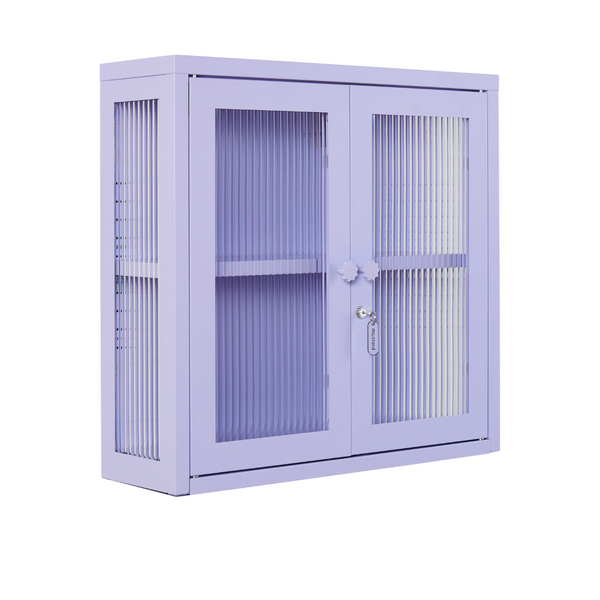 The Kit Mustard Made Wall Shelves Cabinet (Lilac)