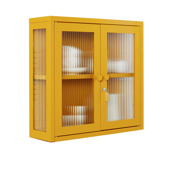 The Kit Mustard Made Wall Shelves Cabinet (Mustard)
