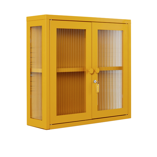 The Kit Mustard Made Wall Shelves Cabinet (Mustard)