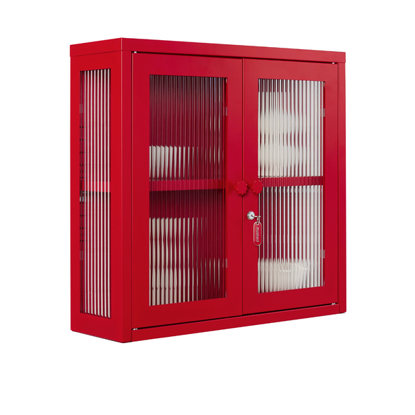 The Kit Mustard Made Wall Shelves Cabinet (Poppy)