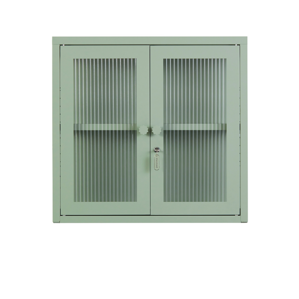 The Kit Mustard Made Wall Shelves Cabinet (Sage)