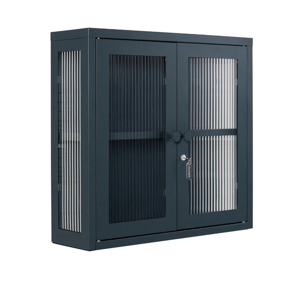 The Kit Mustard Made Wall Shelves Cabinet (Slate)