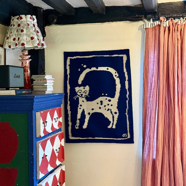 The Leopard Hand Woven Wall Art