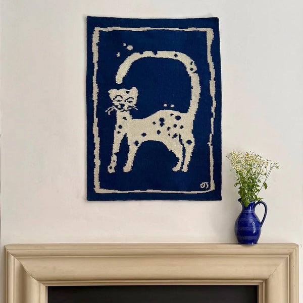 The Leopard Hand Woven Wall Art