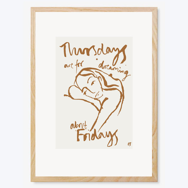 Thursday Art Print