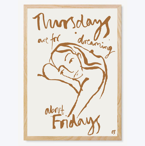 Thursday Art Print