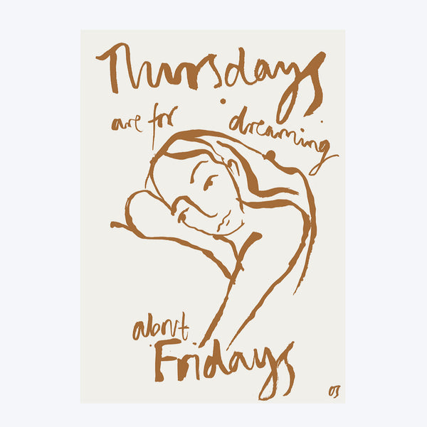 Thursday Art Print