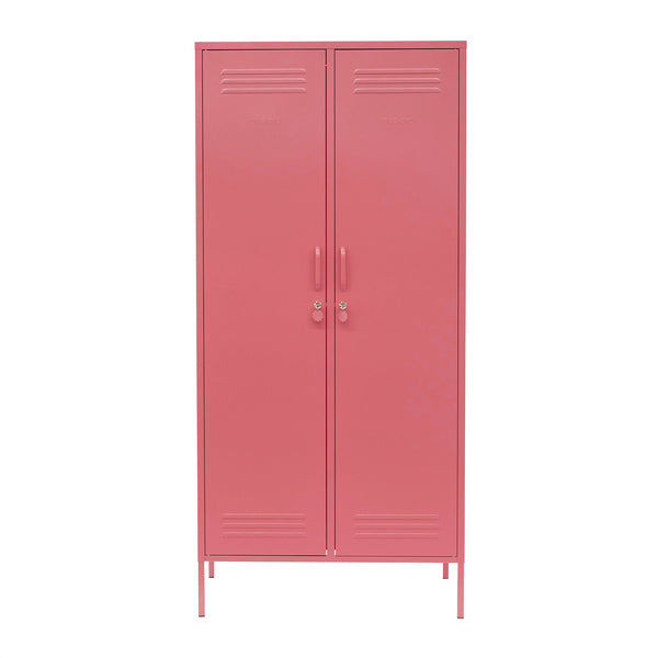 The Twinny Double Door Locker Wardrobe (Berry)