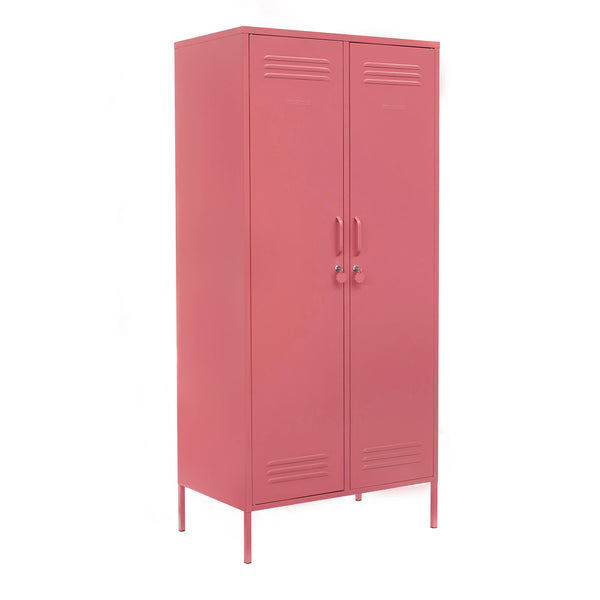 The Twinny Double Door Locker Wardrobe (Berry)