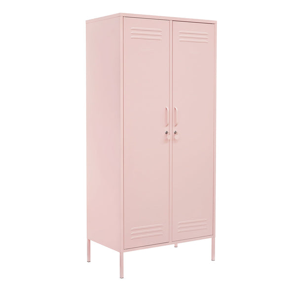 The Twinny Double Door Locker Wardrobe (Blush)