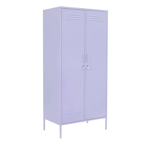 The Twinny Double Door Locker Wardrobe (Lilac)
