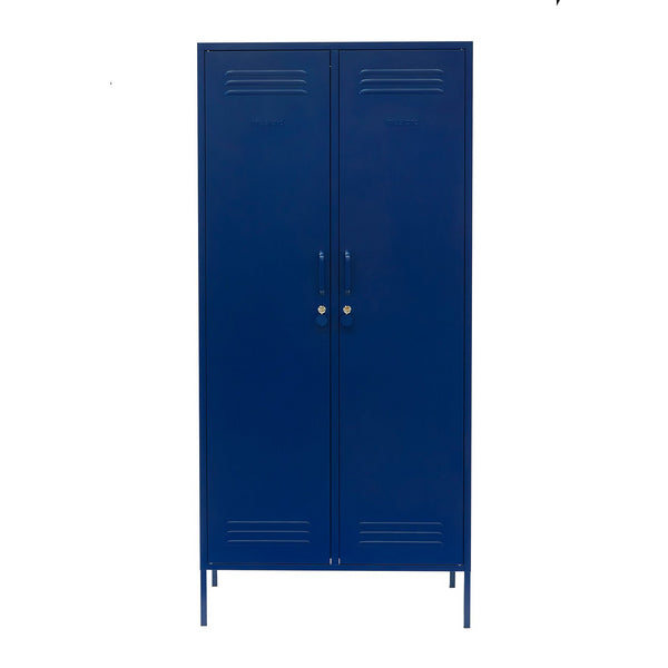 The Twinny Double Door Locker Wardrobe (Navy)