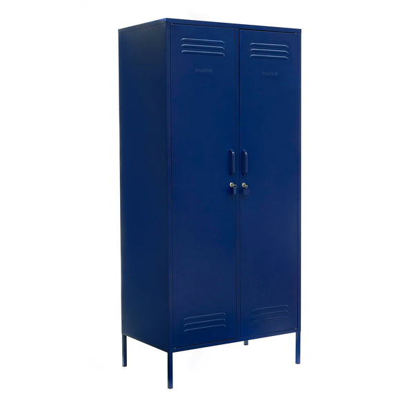 The Twinny Double Door Locker Wardrobe (Navy)