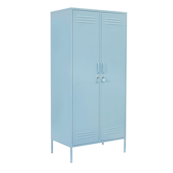 The Twinny Double Door Locker Wardrobe (Ocean)