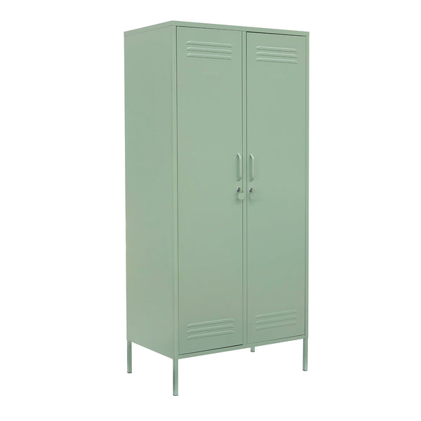 The Twinny Double Door Locker Wardrobe (Sage)