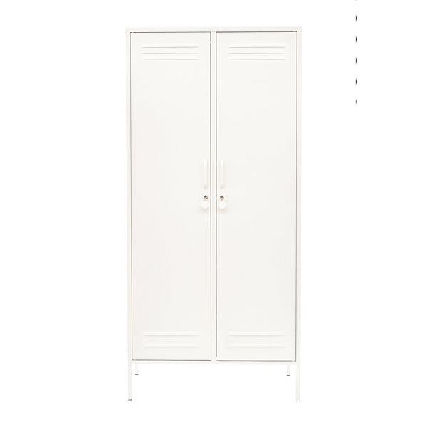The Twinny Double Door Locker Wardrobe (Chalk)
