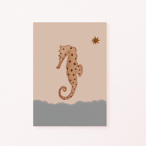 The Seahorse Art Print