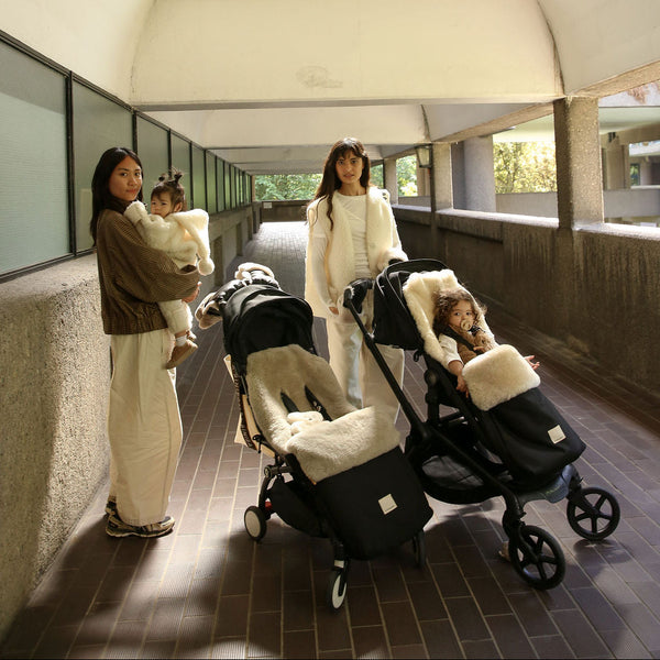 Sheepskin Universal Fixed Harness Buggy Puffmuff (Toast)
