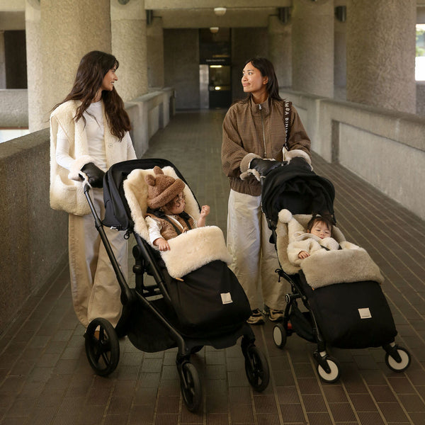 Sheepskin Universal Fixed Harness Buggy Puffmuff (Toast)