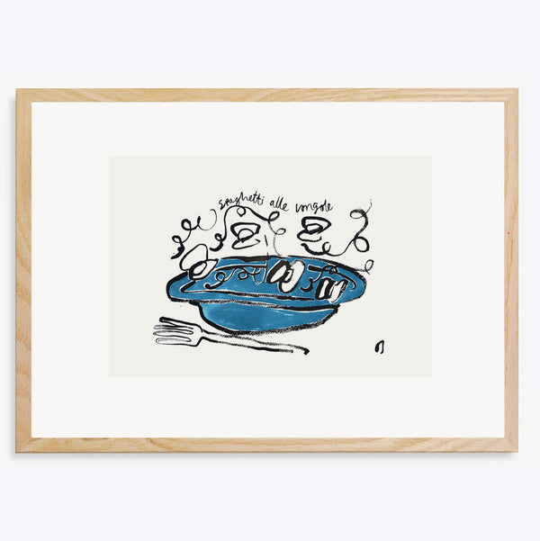 Spaghetti Alle Vongole Art Print